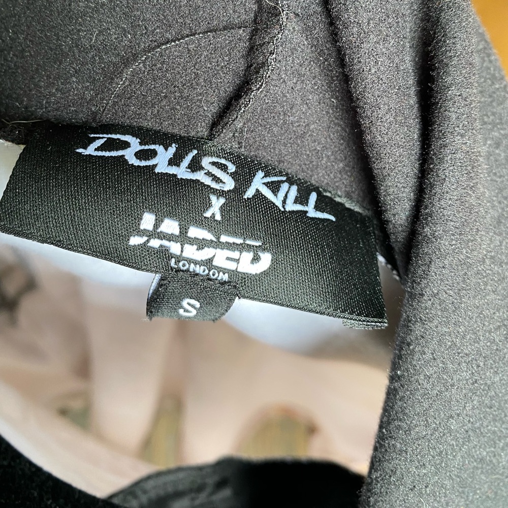 Dolls Kill x Jaded London Gold Chain Hoodie - Picture 4 of 4